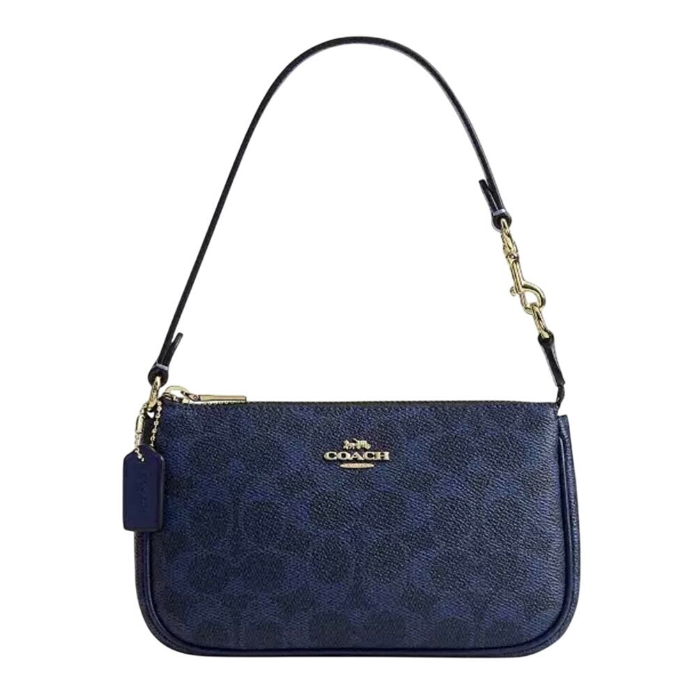 Coach Nolita in Signature Canvas Black Currant NWT